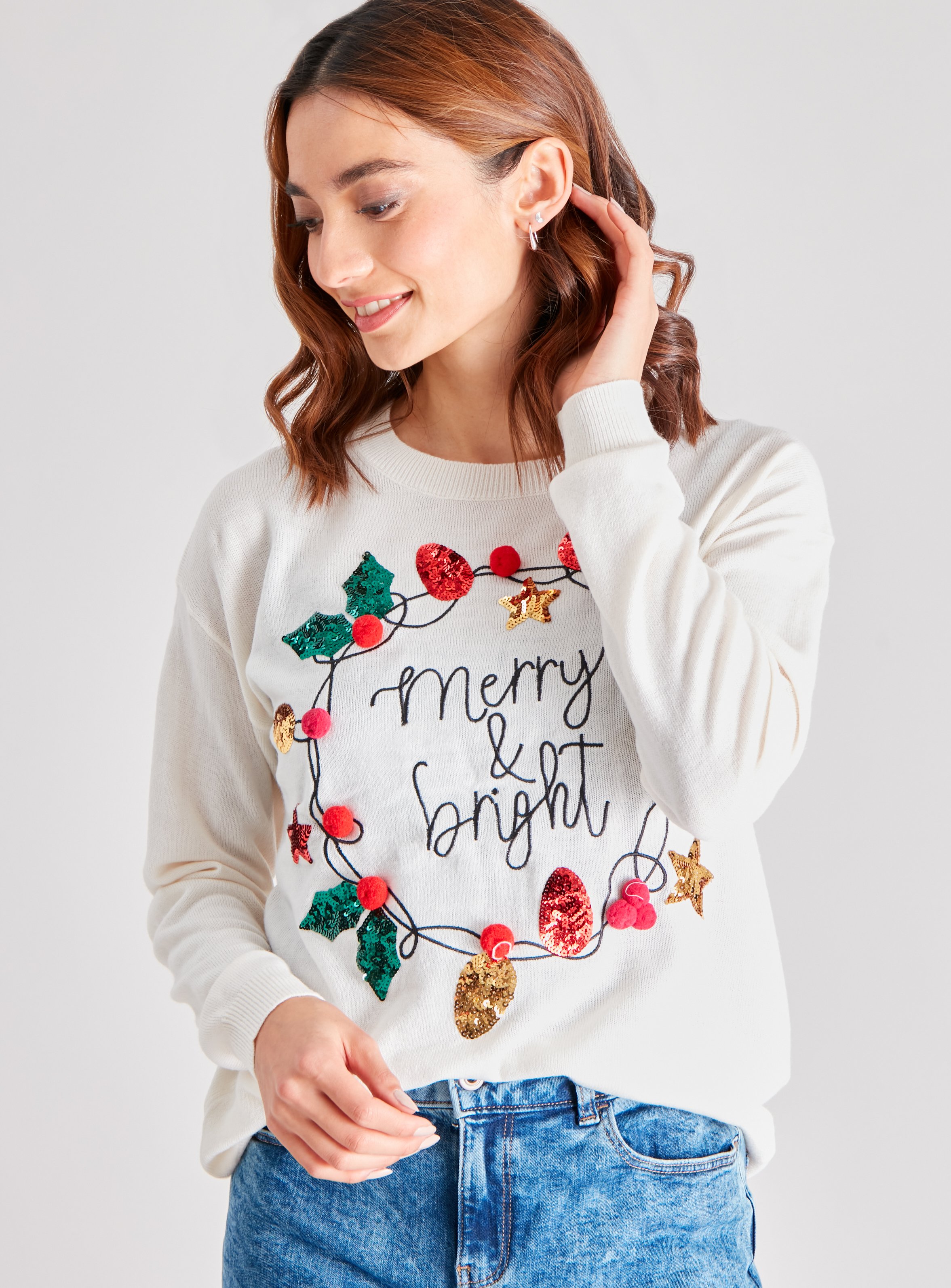 ladies xmas sweatshirts